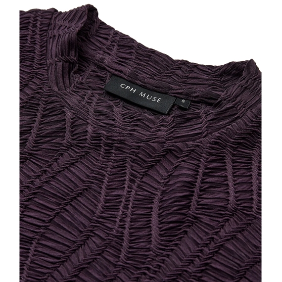 Copenhagen Muse CMJERI Bluse, Plum Perfect